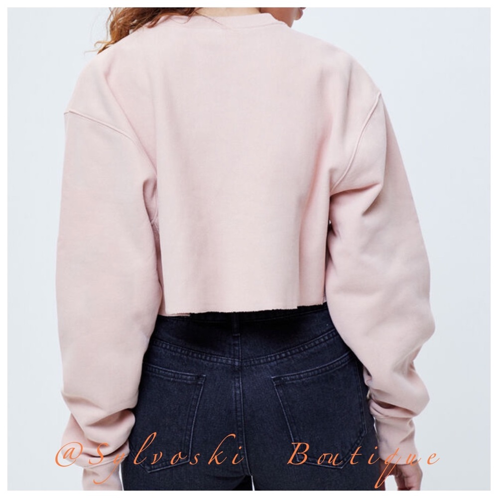 🔥Champion Cropped Crew Neck Sweatshirt NWT - Picture 4 of 7